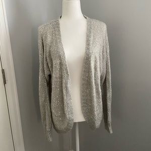 Rue21 Sparkly Gray Cardigan